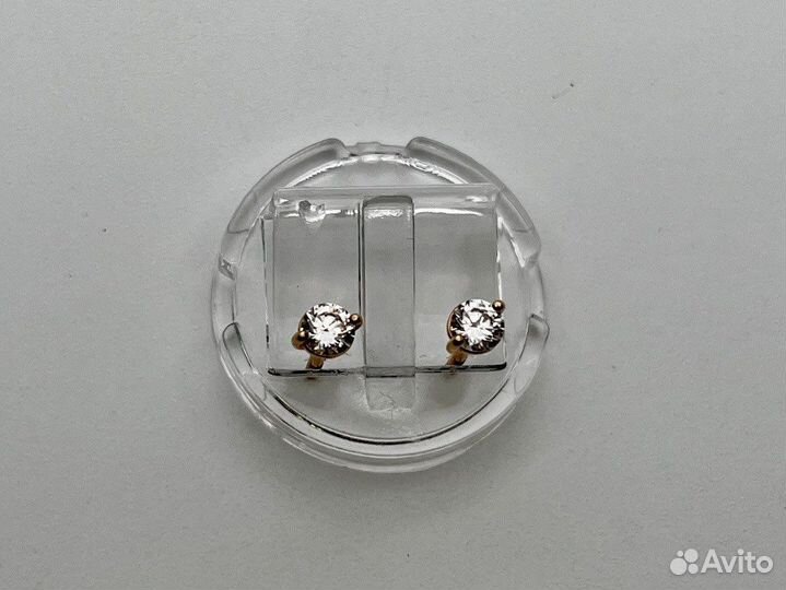 Золотые серьги 585 пробы