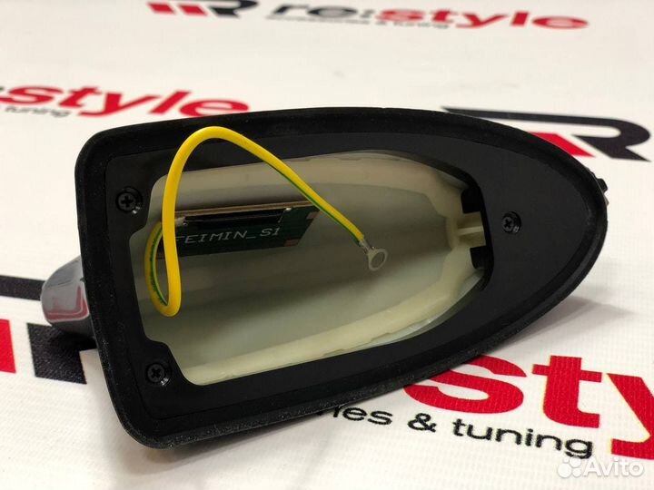 Антенна плавник Темный метал