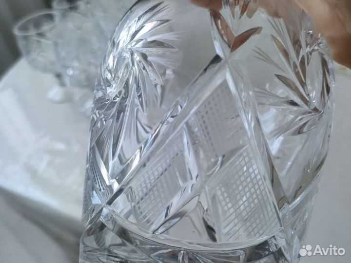 Графин хрустальный с рюмками