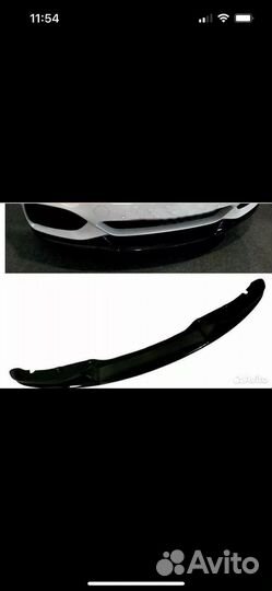 Накладка на передний бампер bmw f15