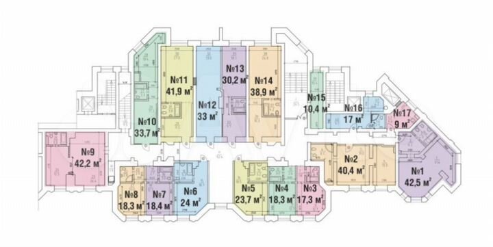 Свободного назначения, 42.2 м²