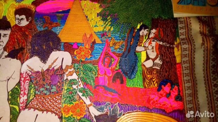 Необыкновенная картина.69,6x76,5см