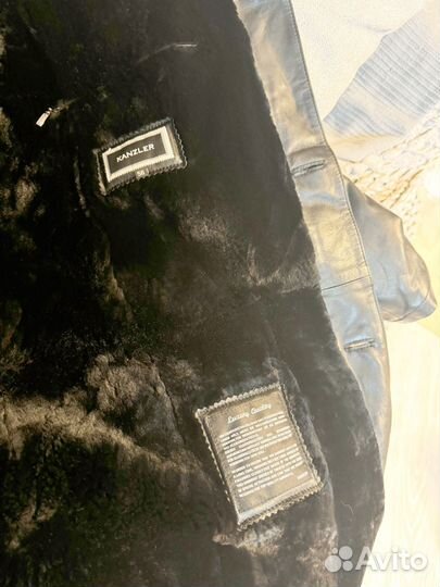 Куртка кожаная мужская зимняя