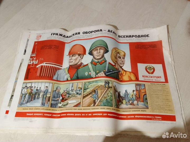 Плакаты Гражданская оборона