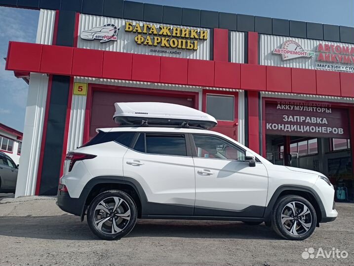 Автобокс Аэробокс 470л белый на Москвич 3