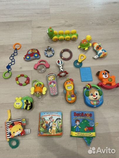 Большой Пакет игрушек плюс развивающий коврик