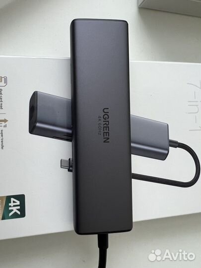 Переходник Ugreen Type C Ethernet hdmi usb 3.0