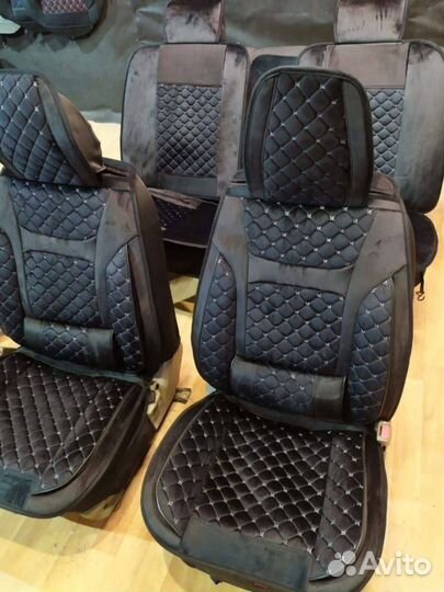 Чехлы на сиденья из Алькантары