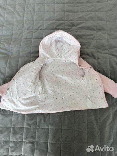 Кофта утепленная для девочки 74