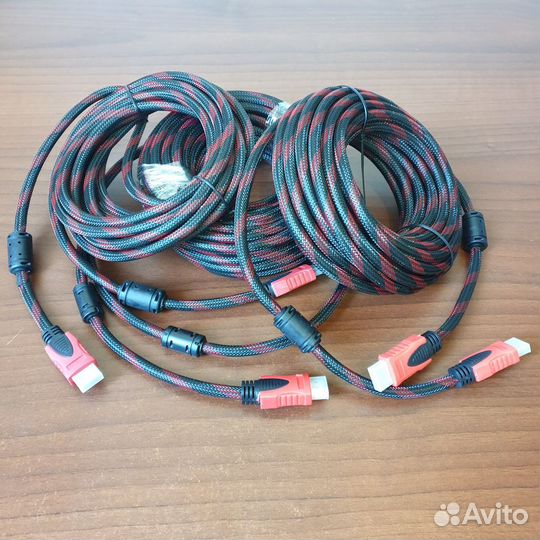 Кабель hdmi-hdmi 3-5-10-15-20 м в оплетке