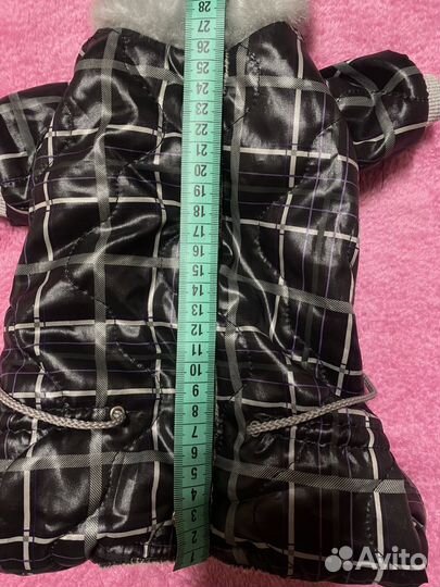 Зимний комбинезон для маленькой собаки