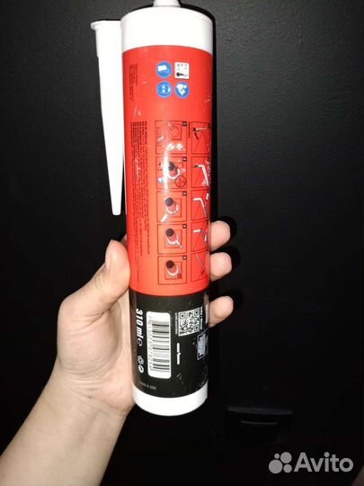Противопожарный силиконовый герметик hilti CP 601S