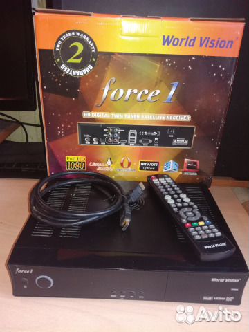 Ресивер спутниковый World Vision Force 1 Новый
