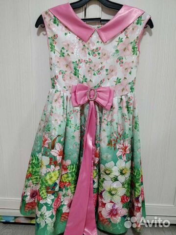 Детское нарядное платье 128