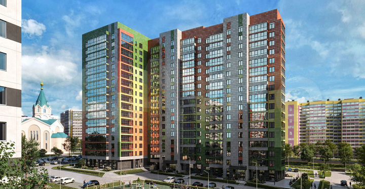 1-к. квартира, 40,4 м², 14/17 эт.