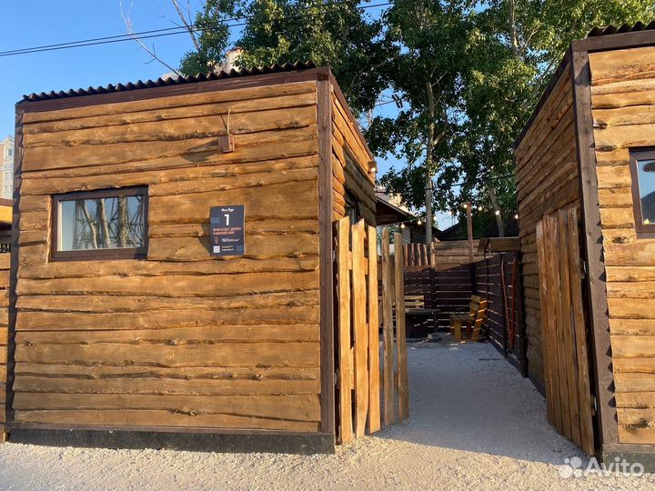 Аренда беседки у пруда 11м2 с мангальной зоной