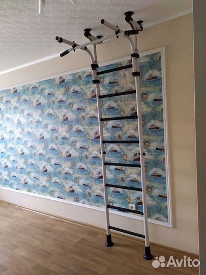 Шведская стенка с турником бу