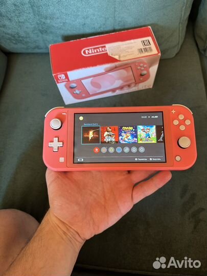 Nintendo Switch lite (прошитая)