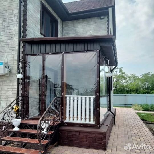 Мягкие окна пвх для террас и беседок