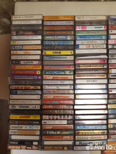 Аудиокассеты с записью