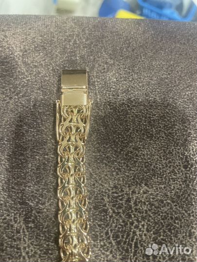 Мужской золотой браслет 585 пробы