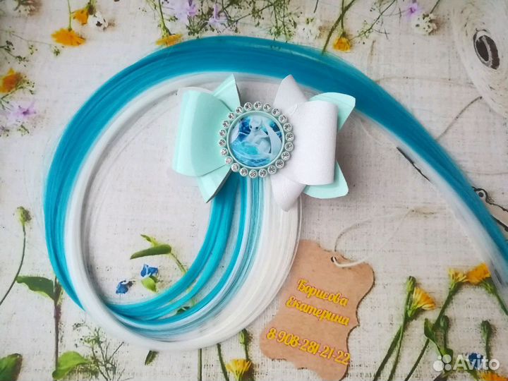 Заколки с локонами