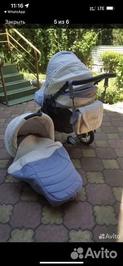 Коляска 2 в 1 adamex pajero