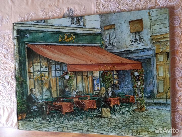 Доска разделочная стеклянная