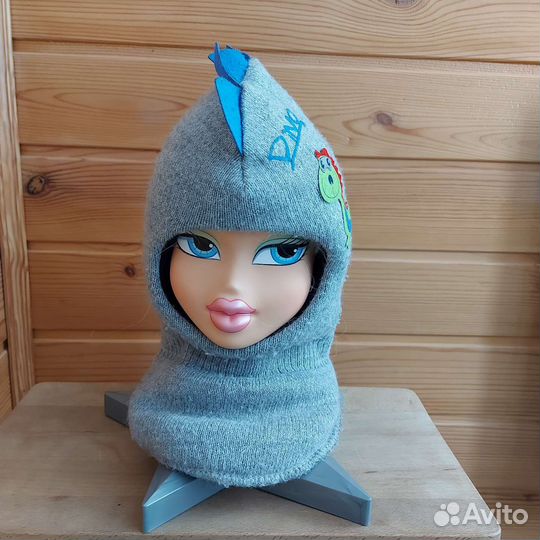 Шапка шлем зима 46/48 размер