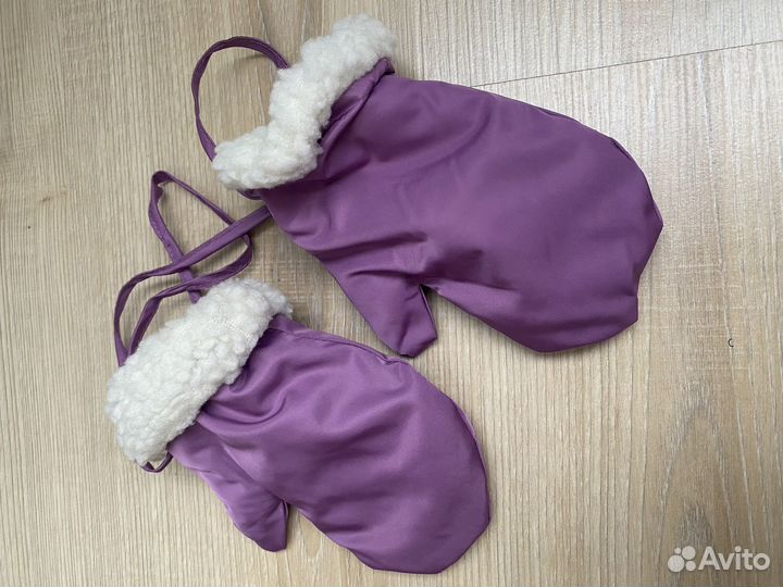 Варежки на овчике