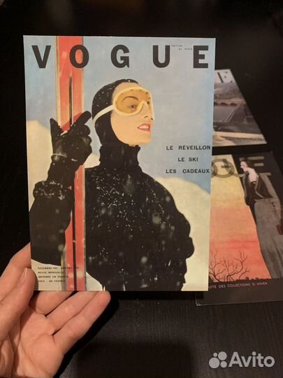 Fashion открытки Vogue ретро фото