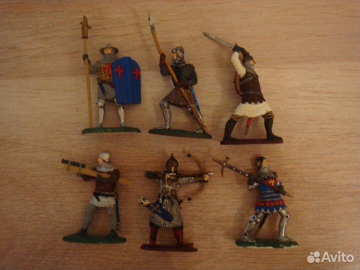 Солдатики Грюнвальдская битва и Индейцы