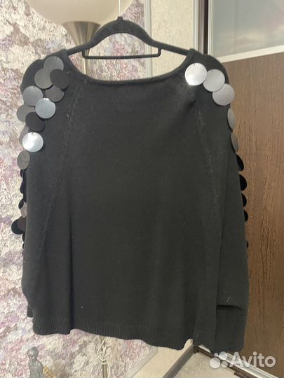 Кашемировый свитер женский 46