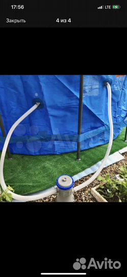 Каркасный бассейн новый