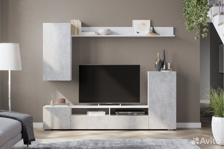 Стенка в гостиную лофт