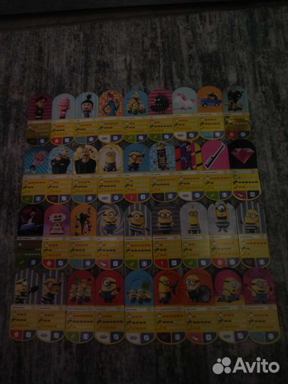 Карточки Магнит: Миньоны (полный комплект)