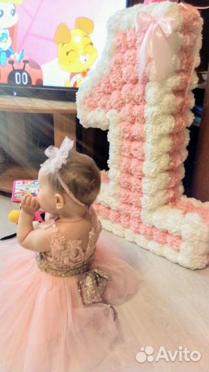 Объемная цифра 1