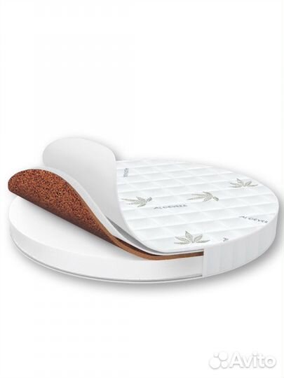 Матрас детский круглый 75*75