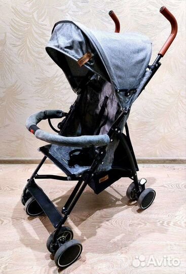 Коляска Coco grey linen 