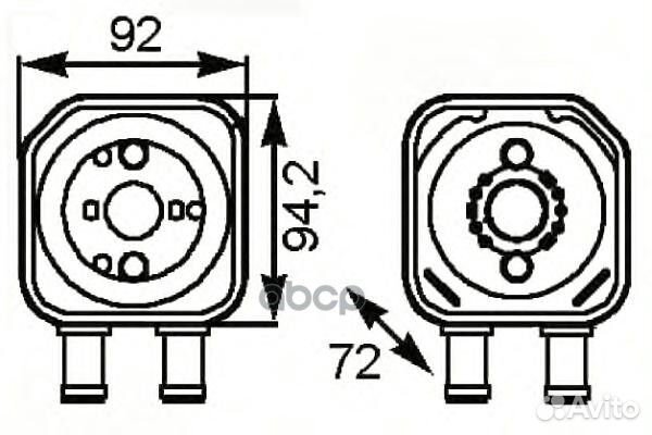 NRF 31179 радиатор масляный VW Golf/Passat, Au