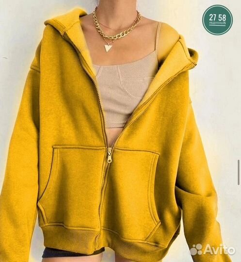 Толстовка женская на молнии