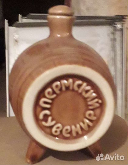 Керамическая бочка. Штоф. СССР