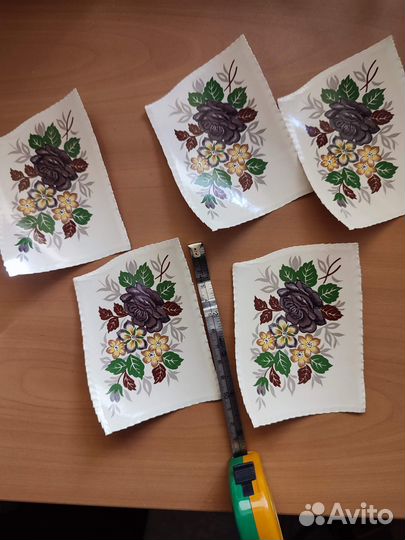 Переводные картинки наклейки деколь СССР