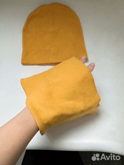 Шапка и снуд лапша 44-47
