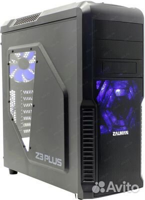 Корпус Zalman Z3 Plus ATX без бп Black