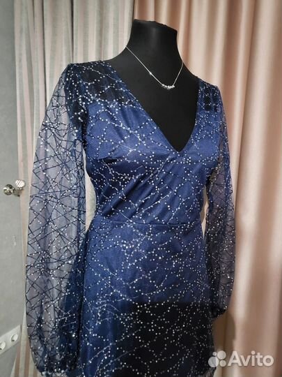 Платье с пайетками