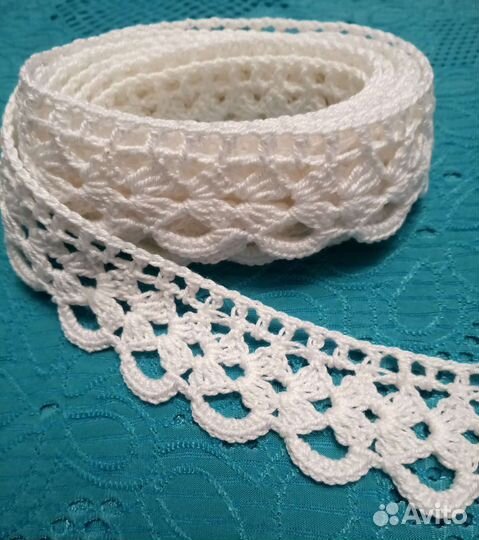 Мерное кружево вязаное