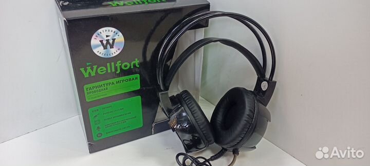 Наушники Проводные Накладные Wellfort H535