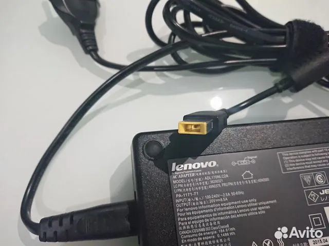 Оригинальный блок питания Lenovo 170W с прямоуголь