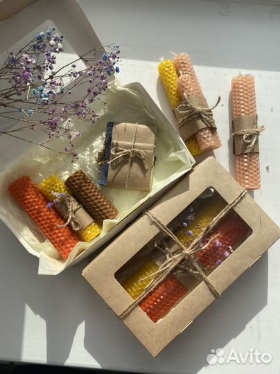 Свечи ручной работы на подарок